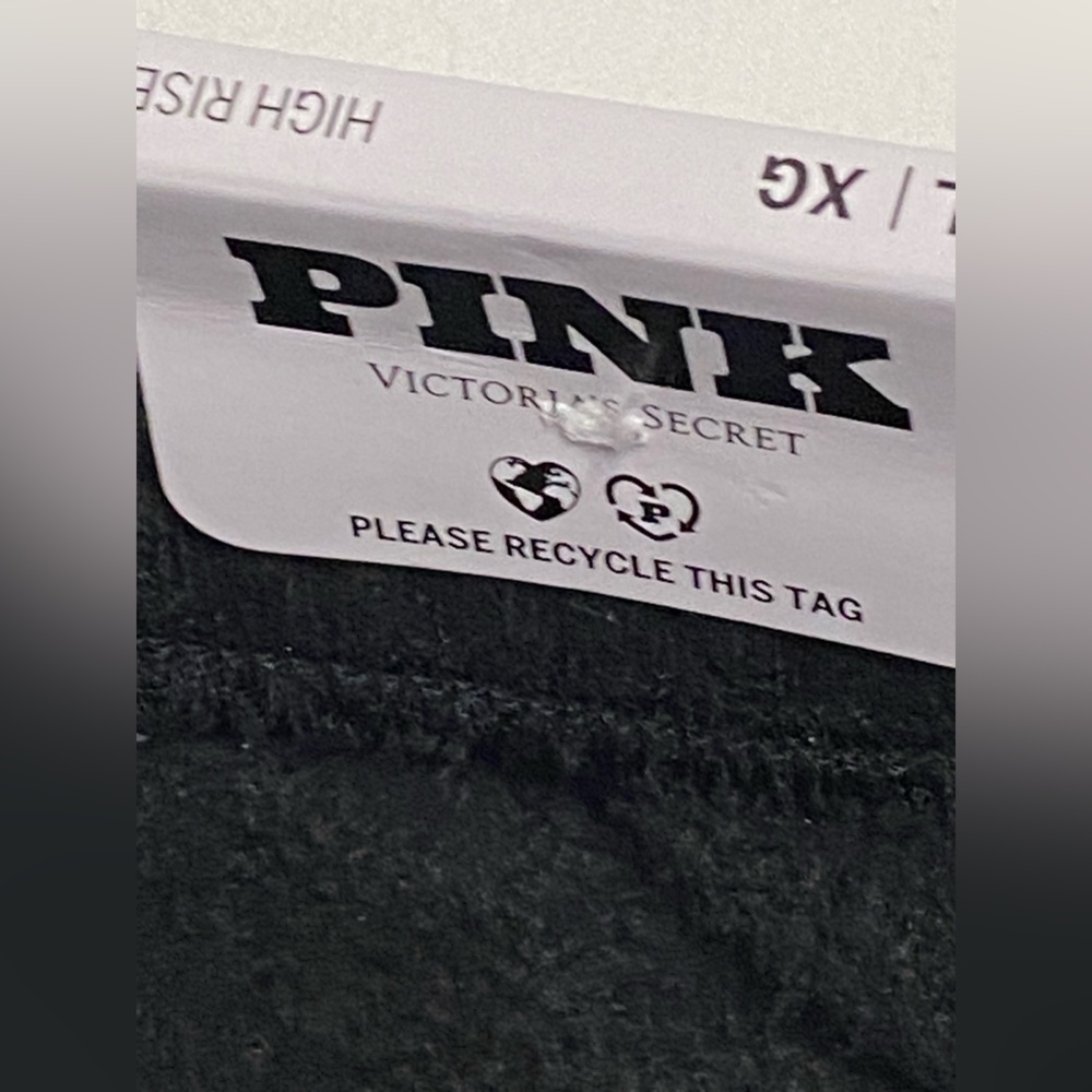 PINK Victoria's Secret Black High-Rise Shorts XL - Picture 4 of 8